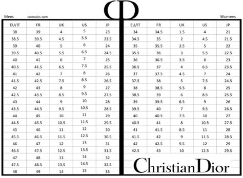 dior sneaker sizing|christian dior shoe size chart.